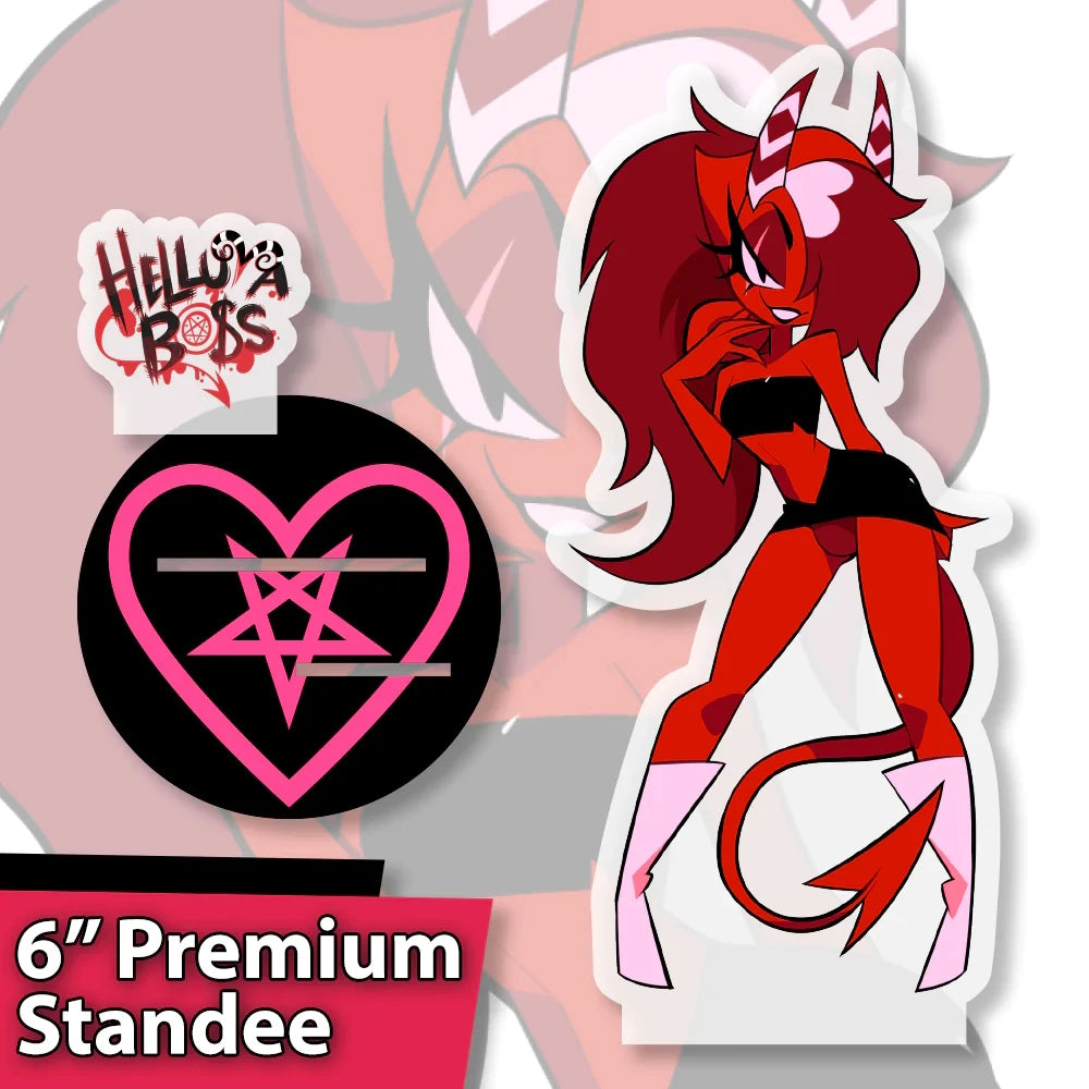 Helluva Boss Sallie May Pin-Up Standee