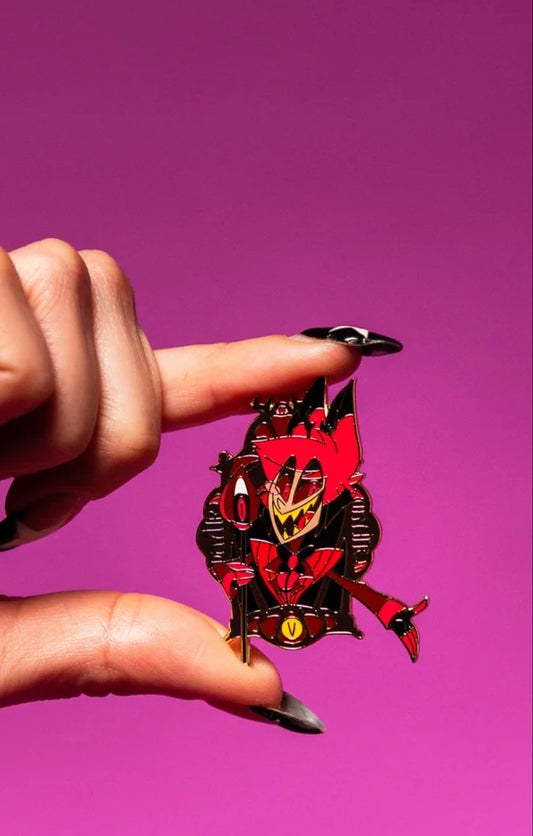 Alastor Season 1 Premiere Pin Hazbin Hotel Vivziepop