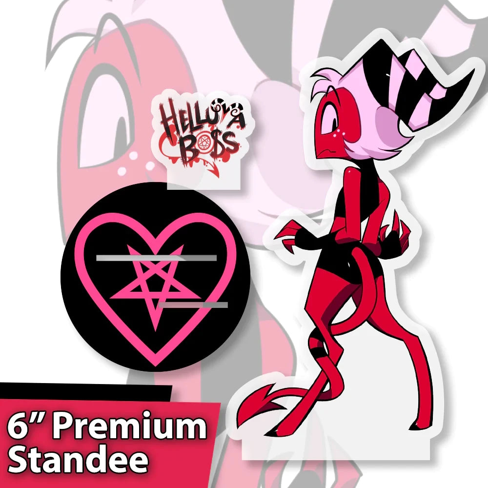 Helluva Boss Moxxie Pin-Up Standee