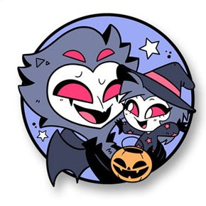 Helluva Boss Halloween Stolas & Little Octavia